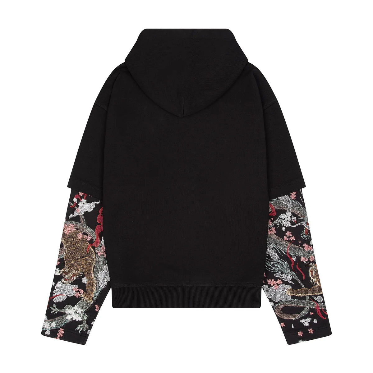 Derschutze "yakuza" double sleeve Hoodie