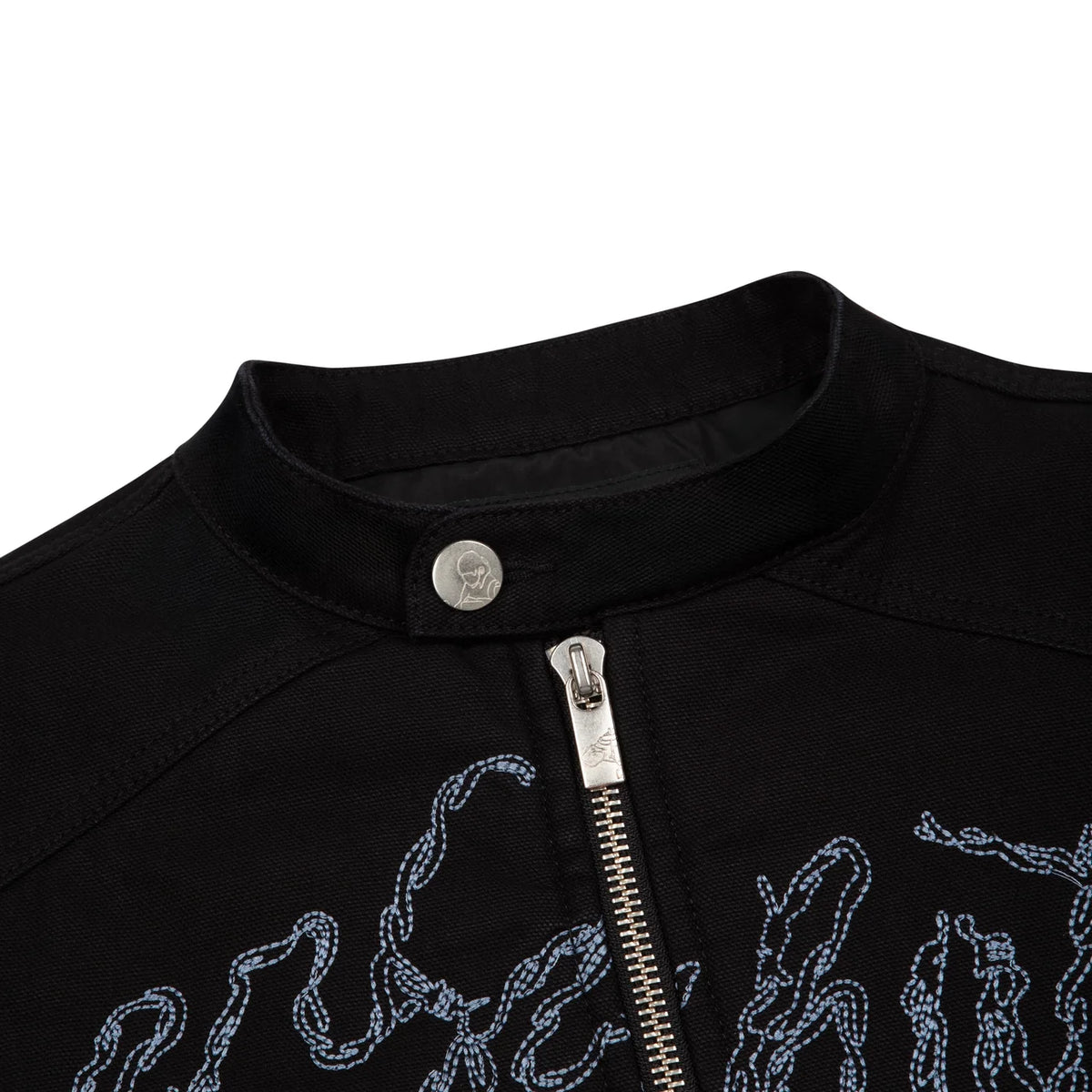 Derschutze "hellboy" denim Biker jacket black