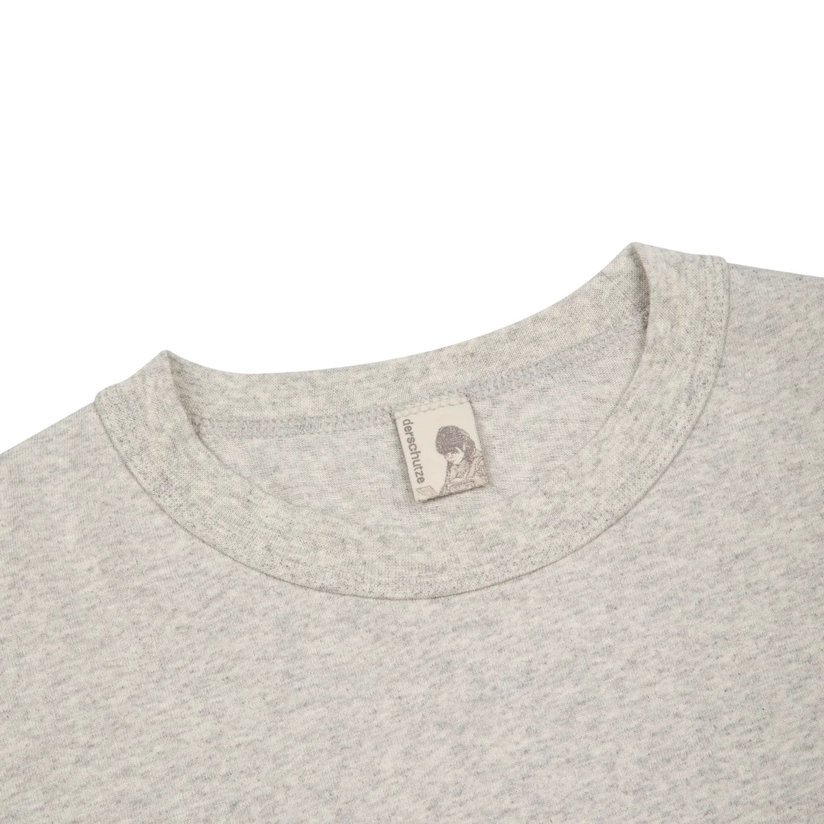 Derschutze "lotus v2" layered Longsleeve grey melange
