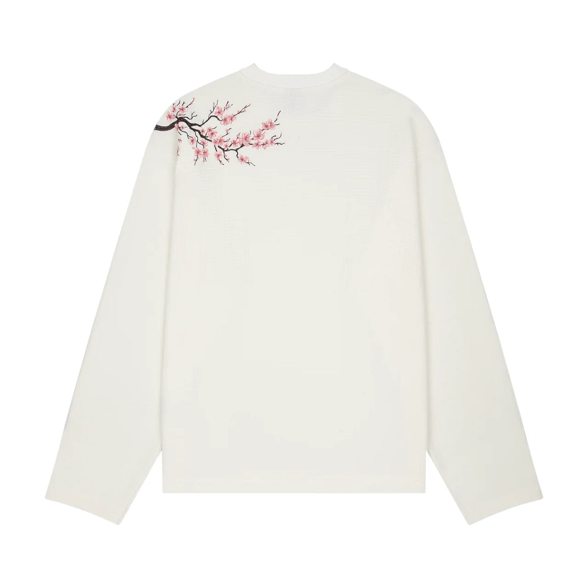 Derschutze "blossom" waffle Longsleeve off white