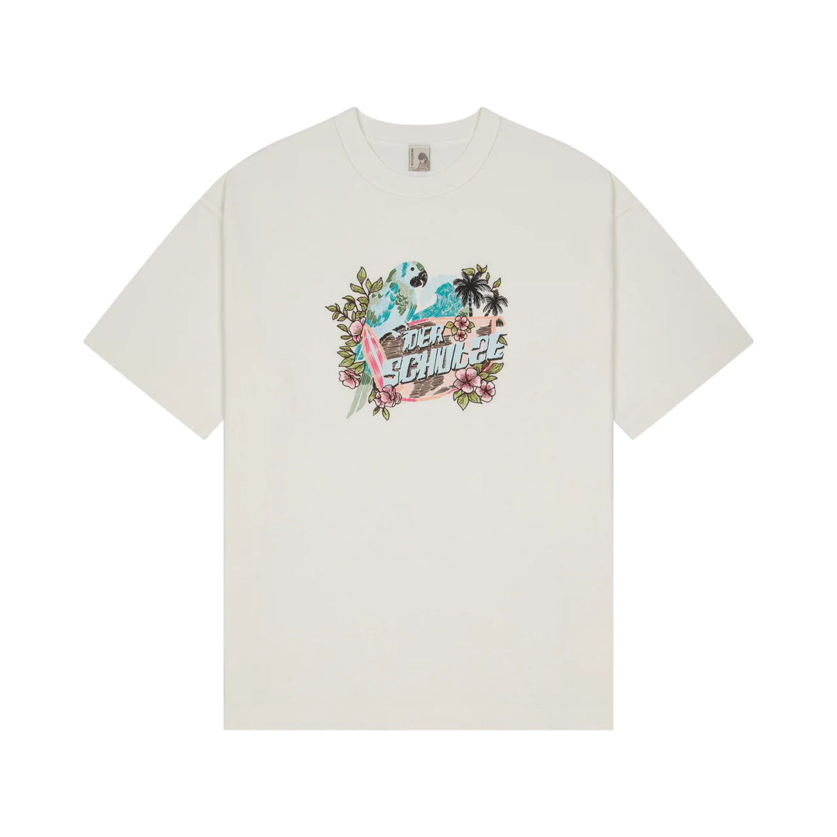Derschutze "summer break" T Shirt off white 01