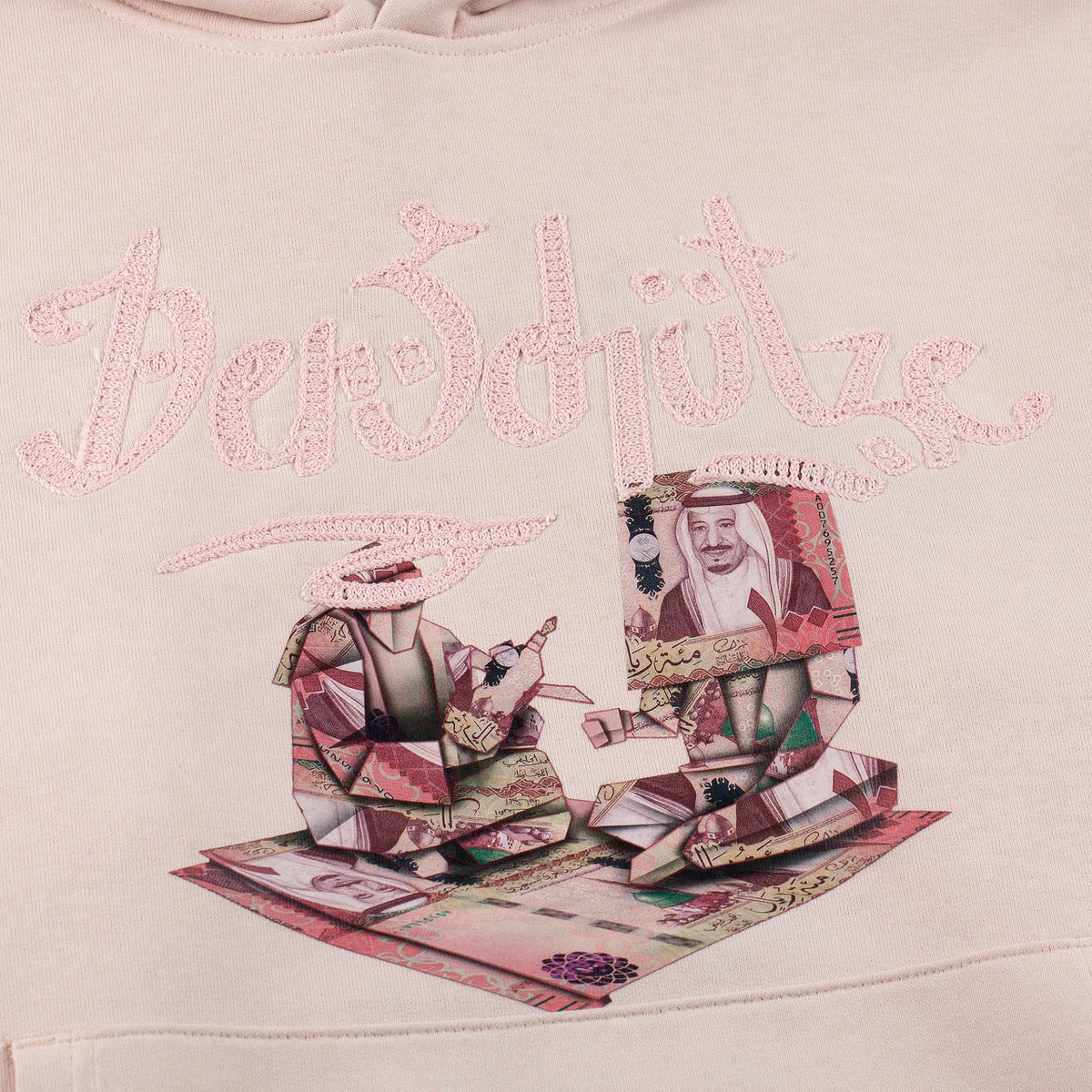 Derschutze "riyal" Hoodie pink
