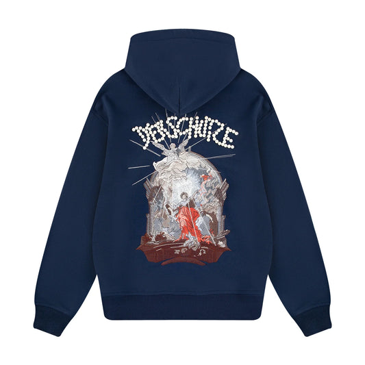 Derschutze "awakening" Hoodie navy