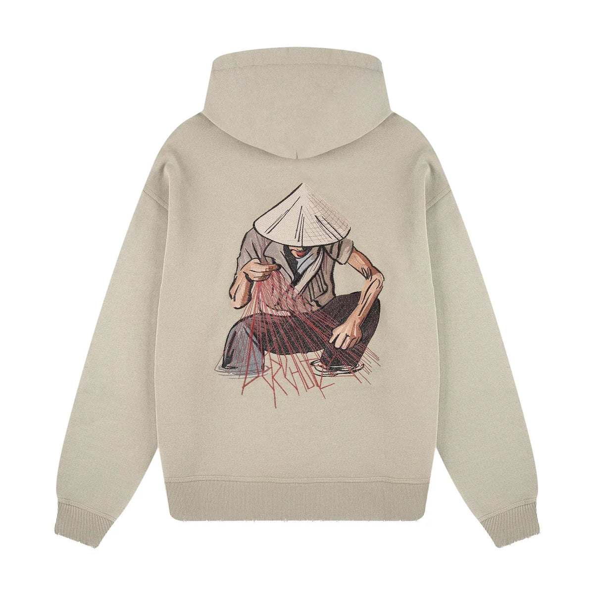 Derschutze "lotus" Hoodie sage green