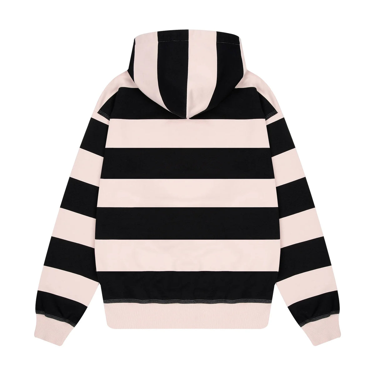Derschutze "on air" pink-purple striped Hoodie