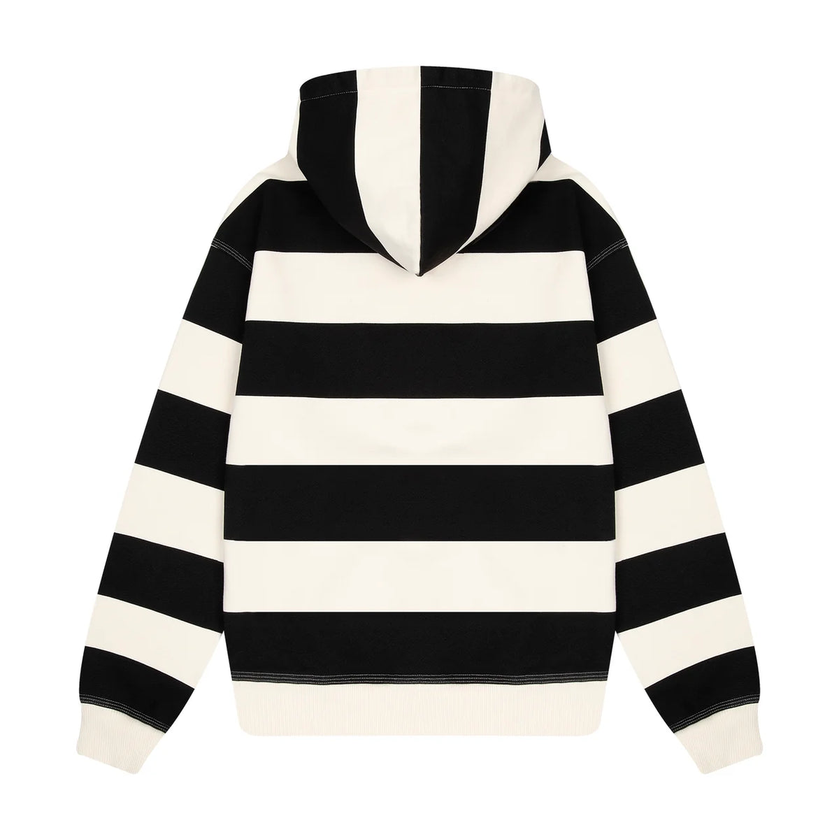 Derschutze "on air" ecru-navy striped Hoodie