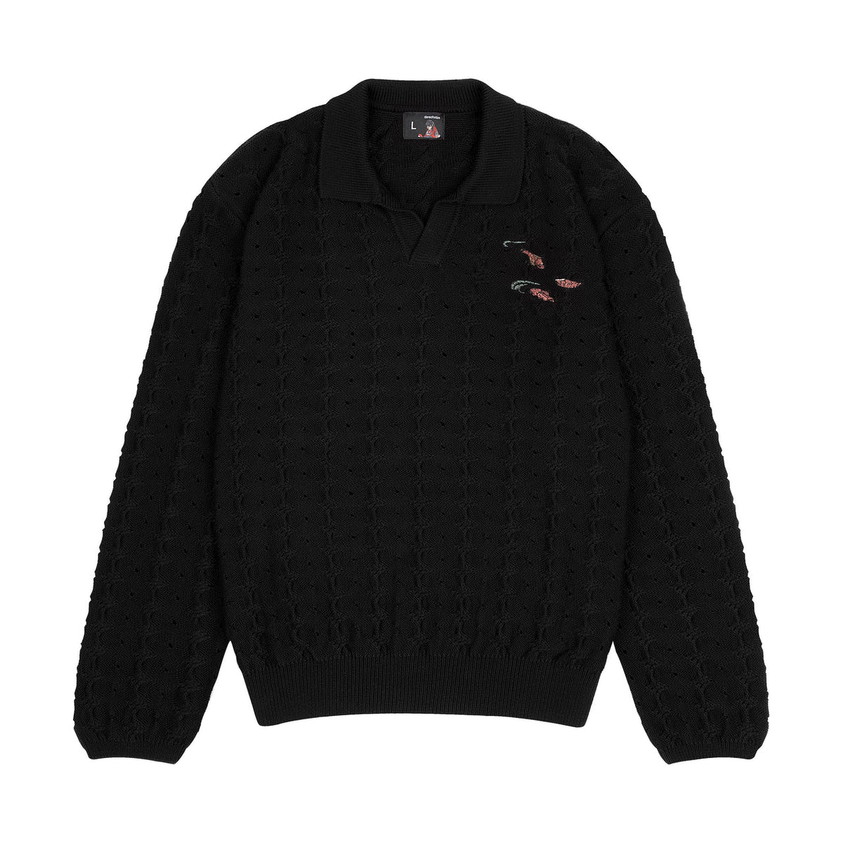 Derschutze "lotus v2" longsleeve Knit black