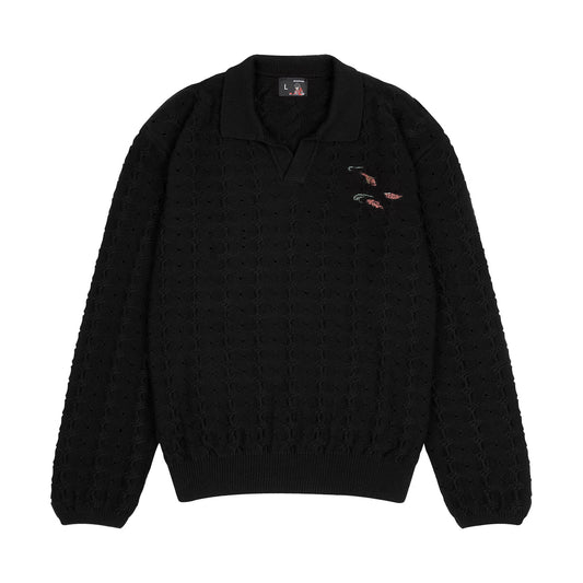 Derschutze "lotus v2" longsleeve Knit black
