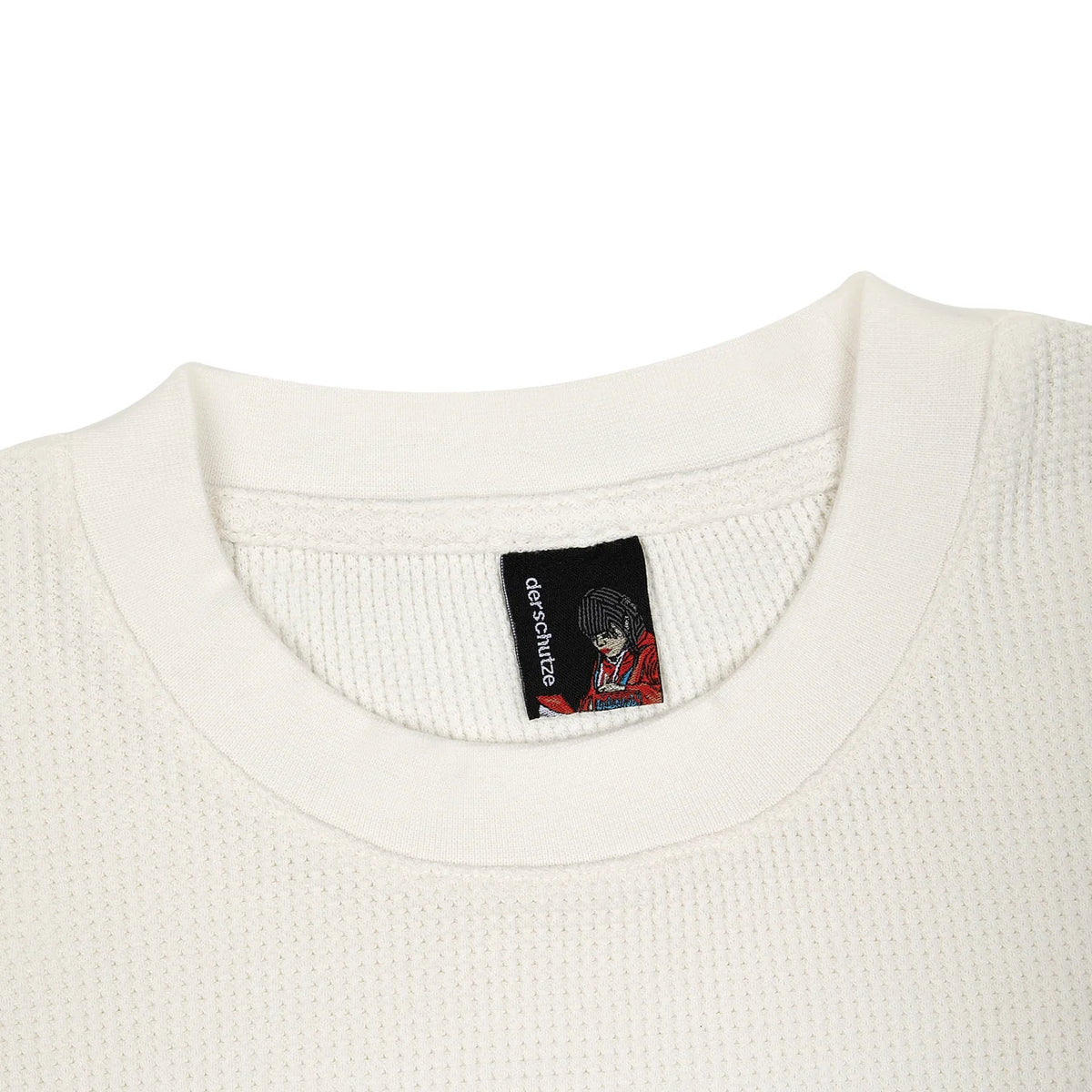 Derschutze "aziza" waffle Longsleeve off white