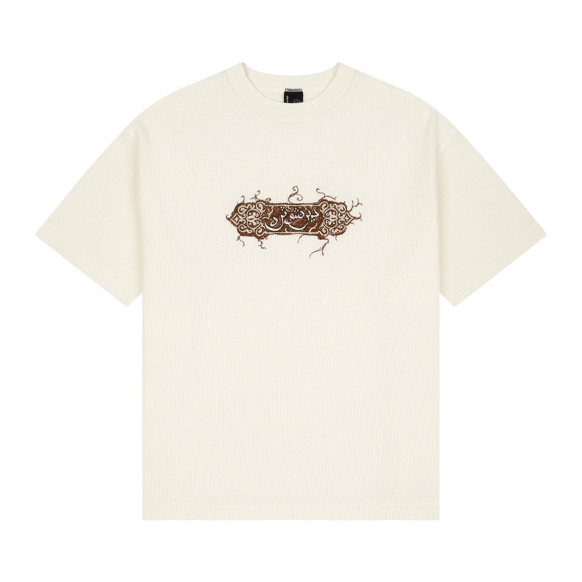 Derschutze "aziza" waffle T Shirt ecru