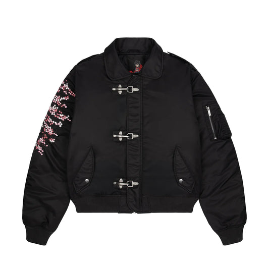 Derschutze "blossom v3" bomber Jacket black