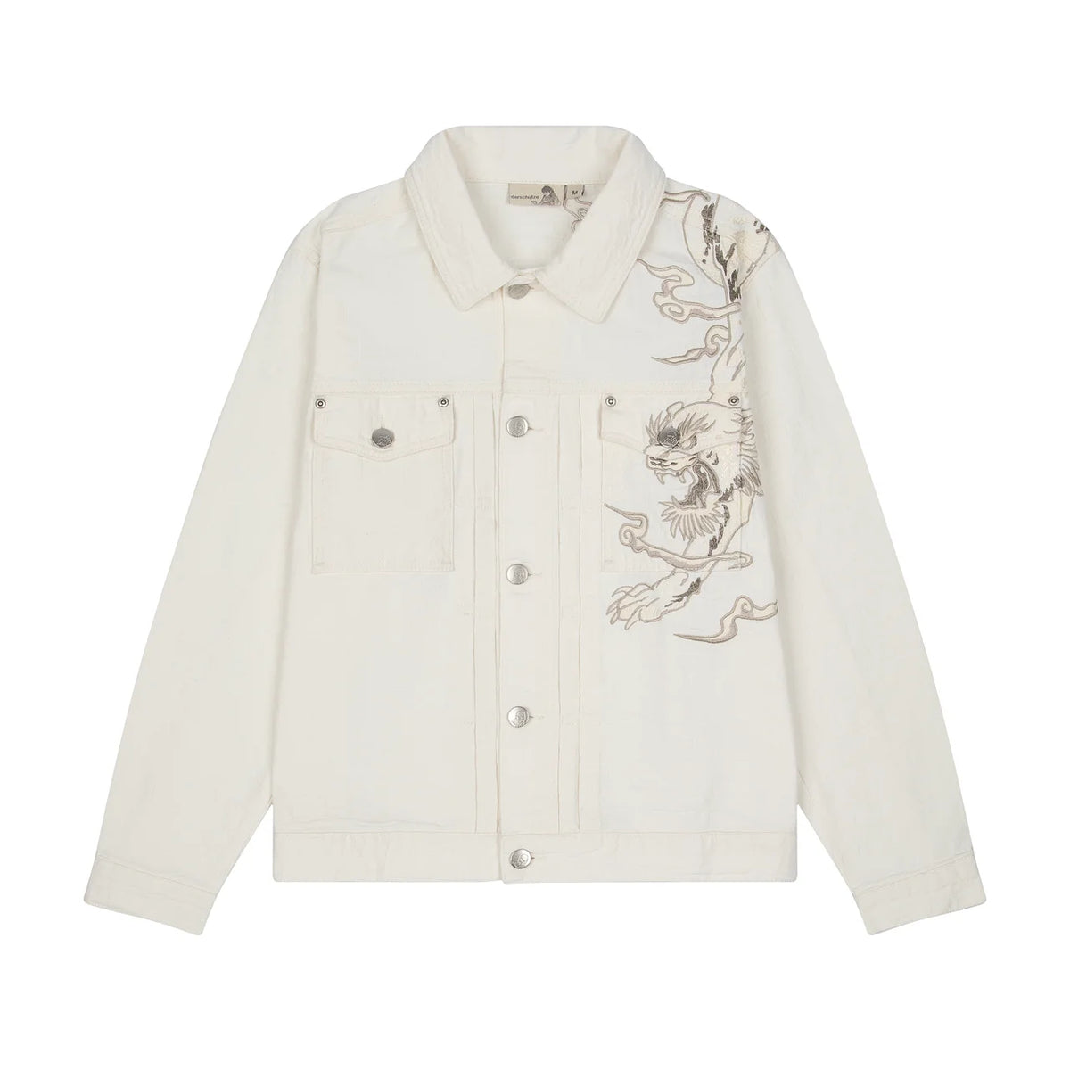 Derschutze "yakuza" denim Jacket off white
