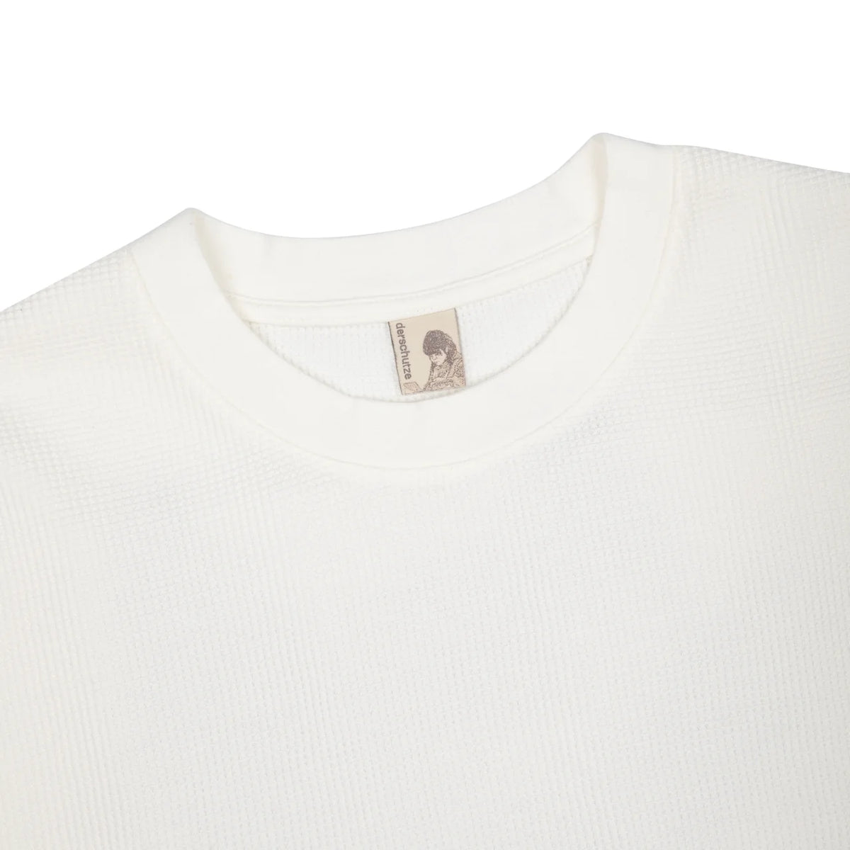 Derschutze "hellboy" waffle Longsleeve off white