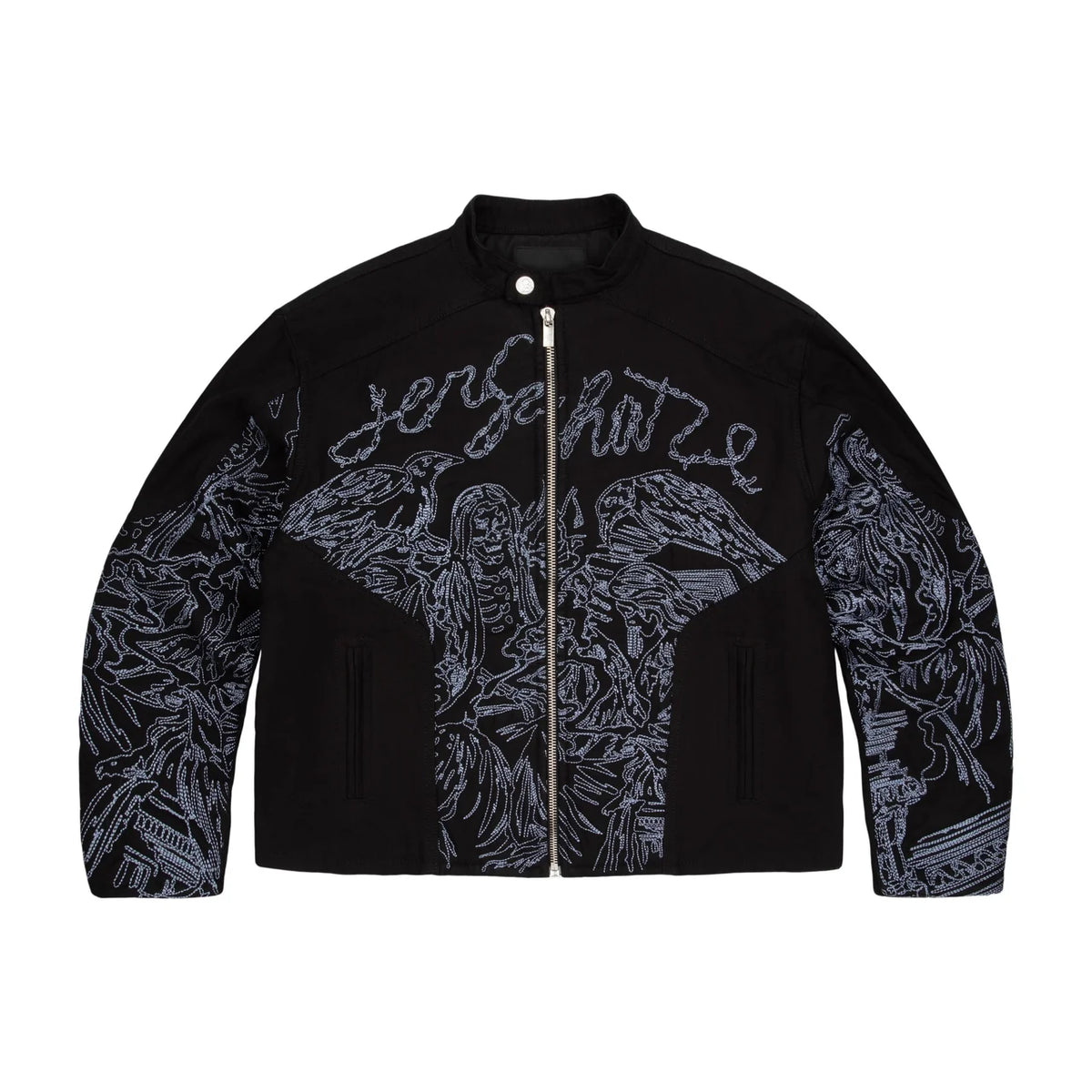Derschutze "hellboy" denim Biker jacket black