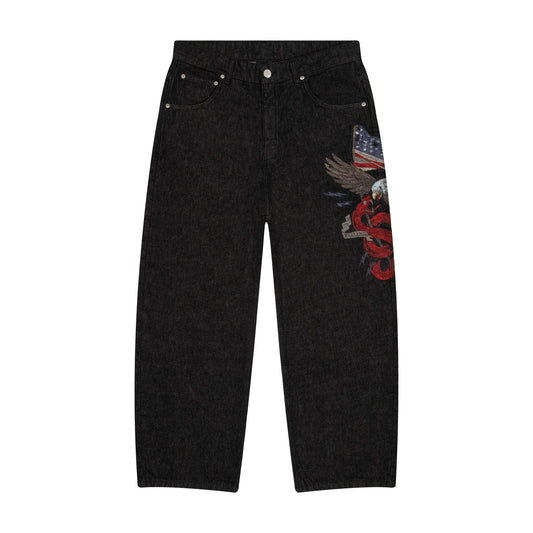 Derschutze "hellboy" black raw Denim