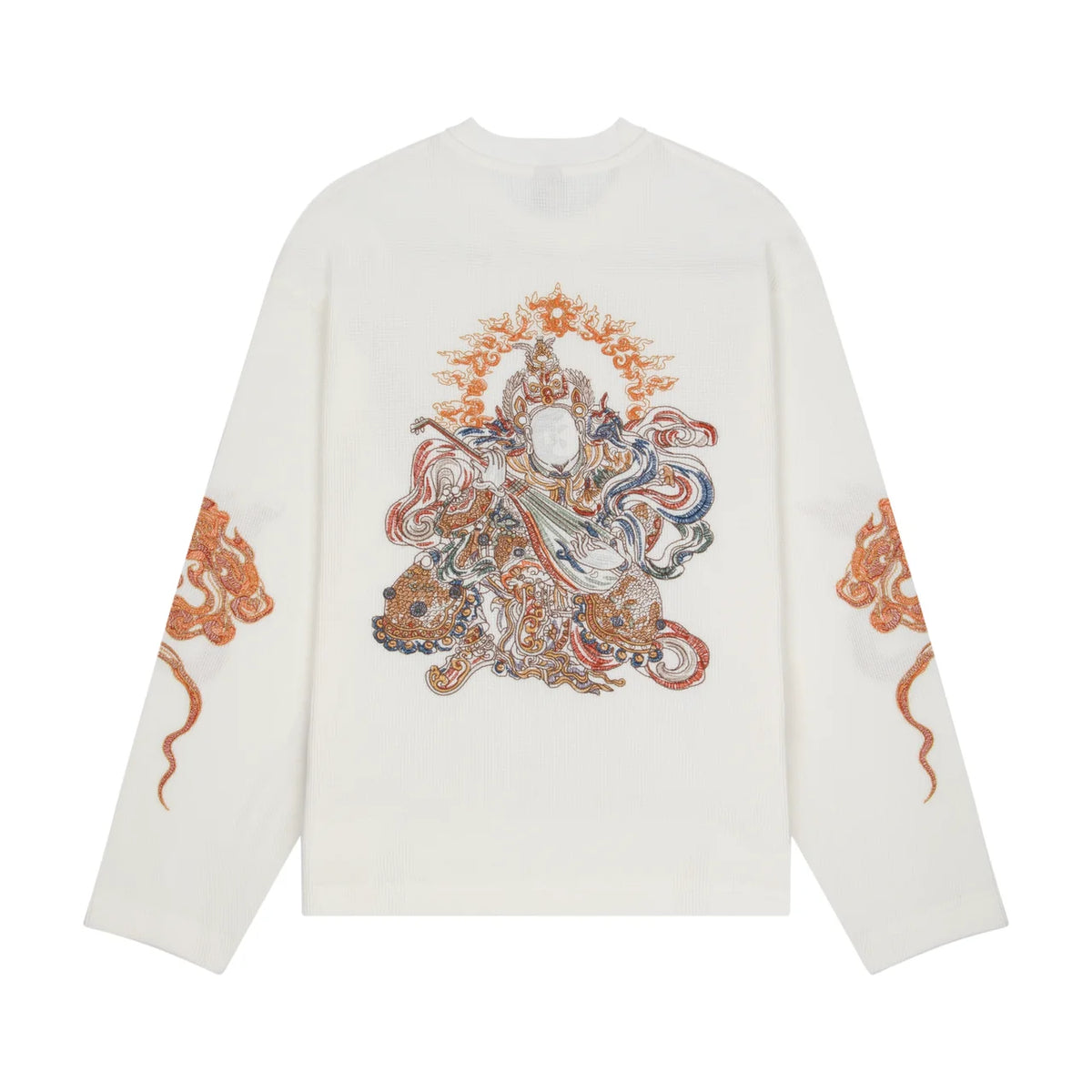 Derschutze "lotus v2" waffle Longsleeve off white