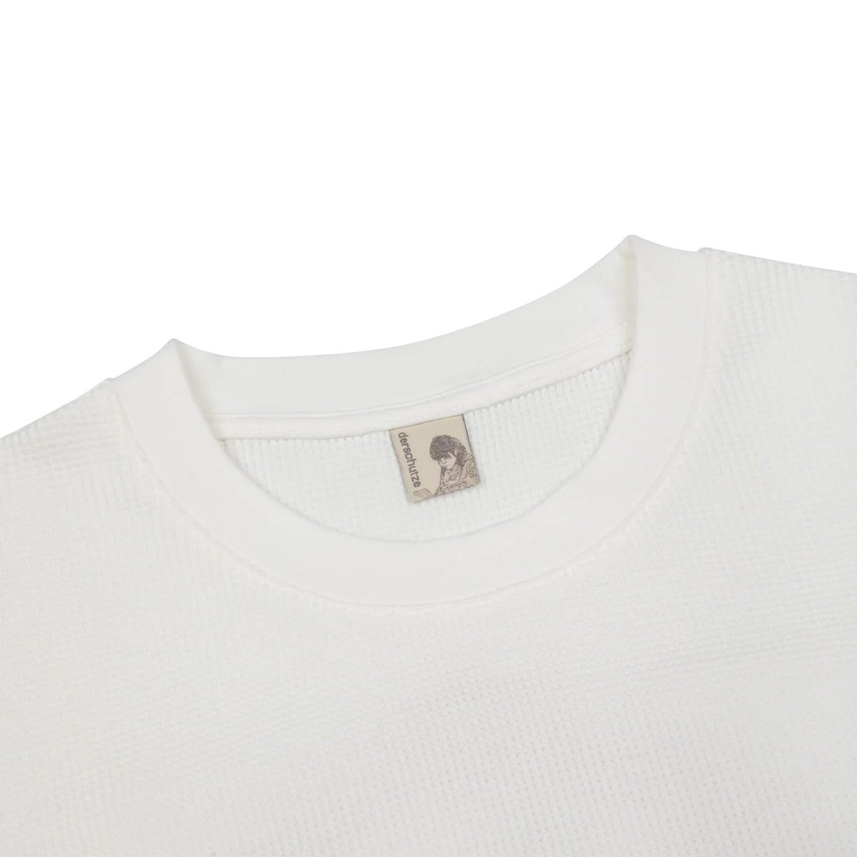 Derschutze "lotus v2" waffle Longsleeve off white
