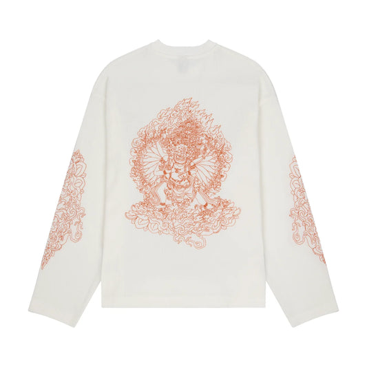 Derschutze "lotus v2" waffle Longsleeve chalk