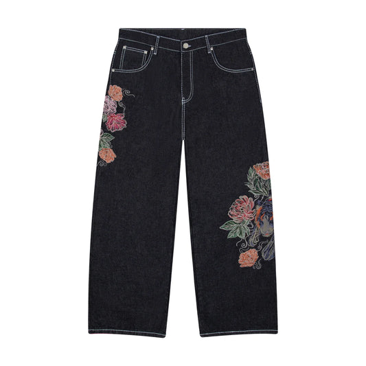 Derschutze "lotus v2" indigo raw Denim 03