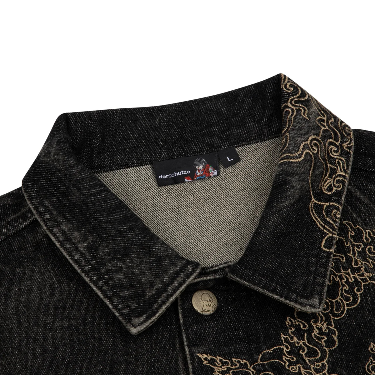 Derschutze "lotus v2" denim Jacket black