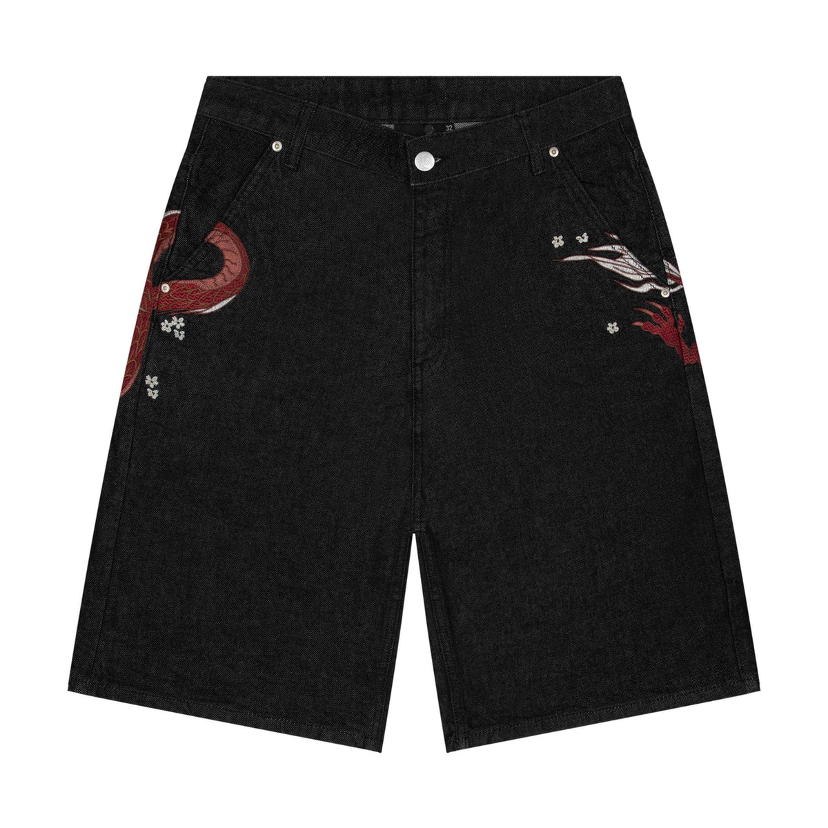 Derschutze "yakuza" black raw Jorts