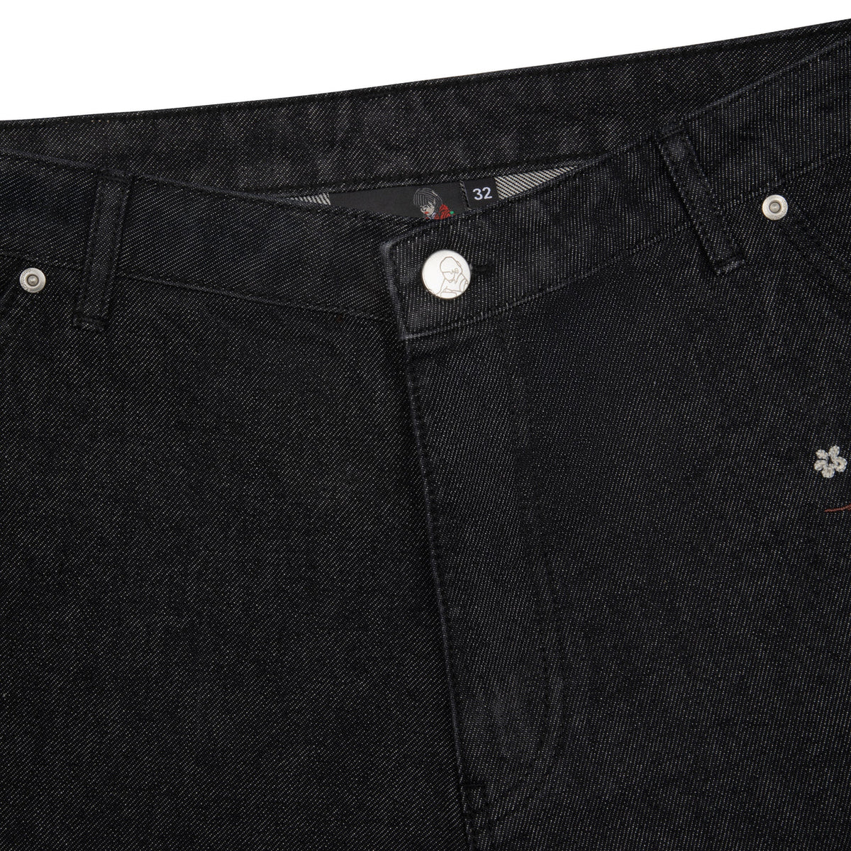 Derschutze "yakuza" black raw Jorts