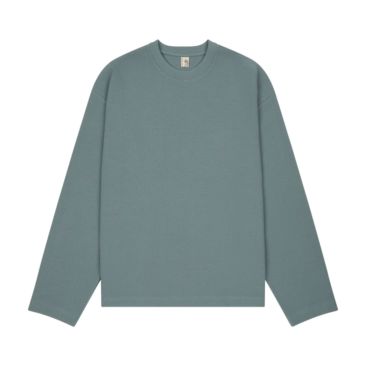 Derschutze "blossom" waffle Longsleeve blue