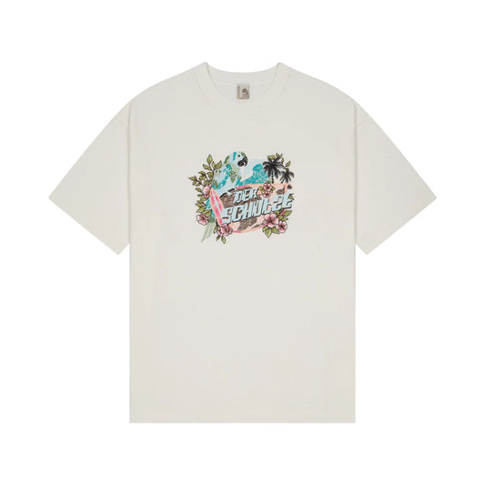 Derschutze "summer break" T Shirt off white 01