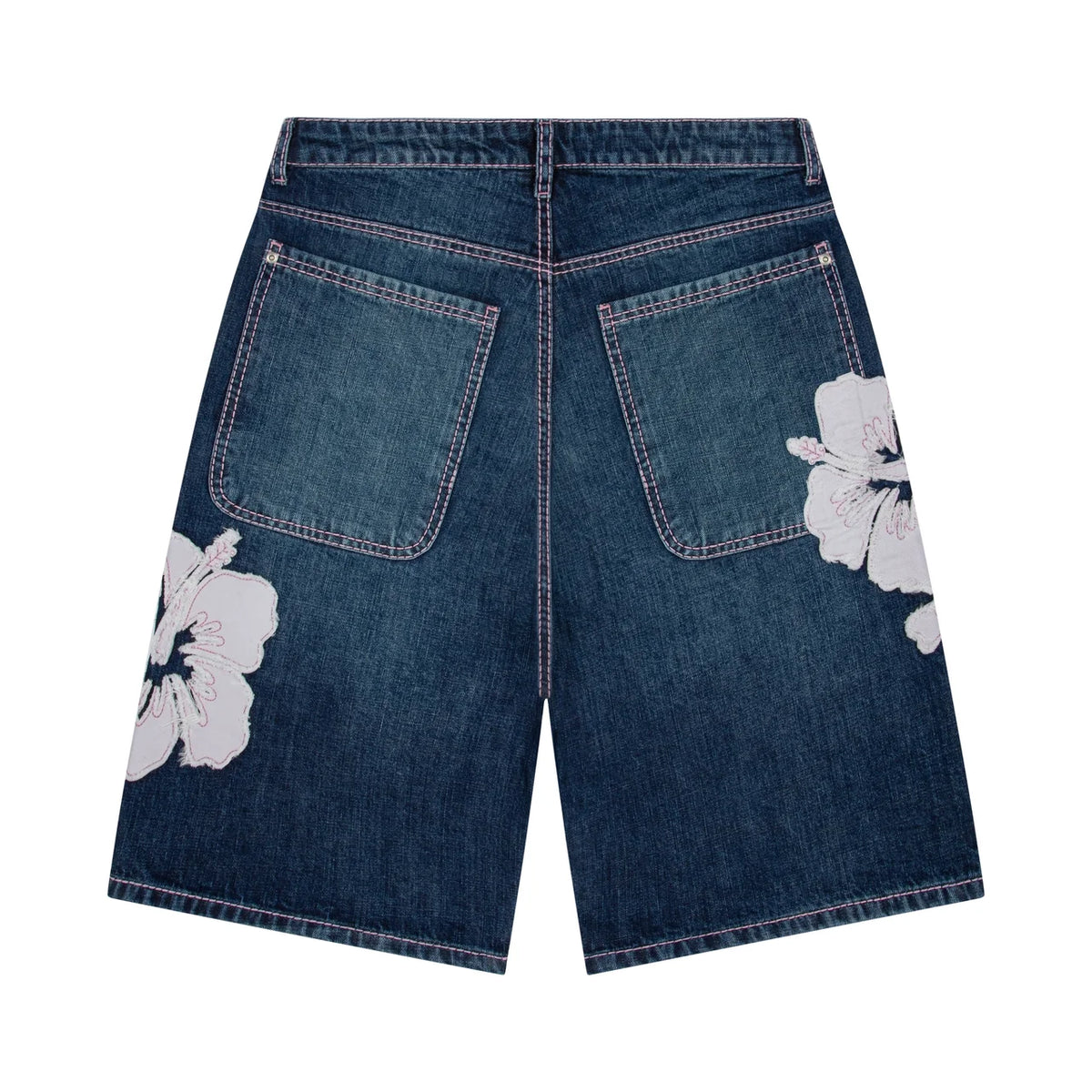 Derschutze "summer break" indigo washed Jorts